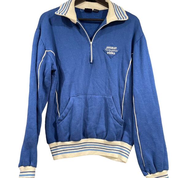 Vintage 70s Absolut Vodka Country of Sweden Liquor Promo Jacket Adult Large - Picture 1 of 4